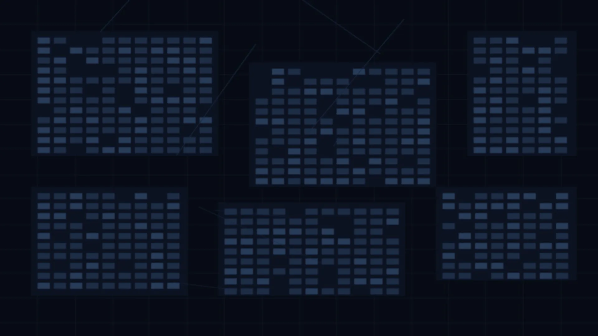 Aerial view of a commercial fleet vehicle yard